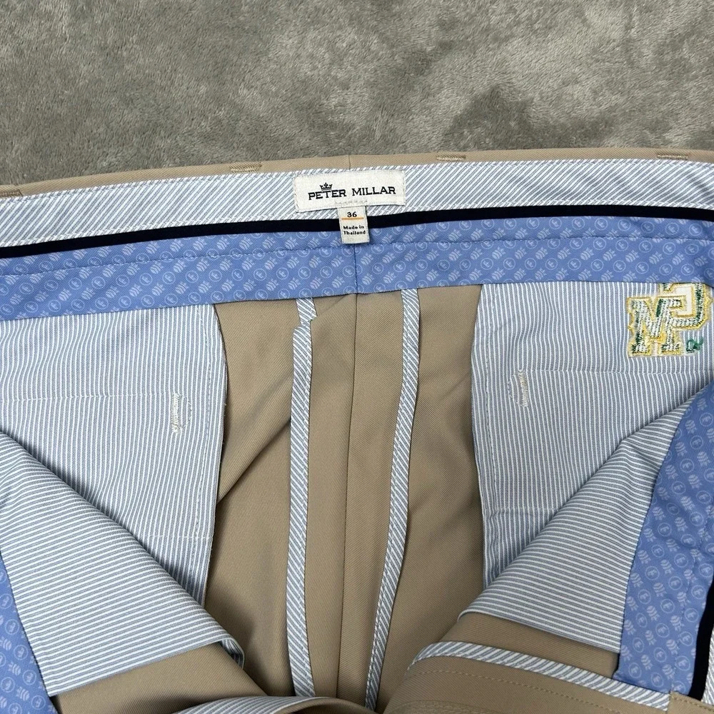 Peter Millar George Mason University Shorts Color Khaki Beige Men's‎ Size 36